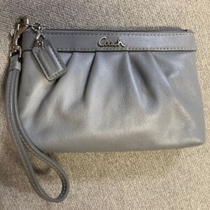 Coach Gray Wristlet